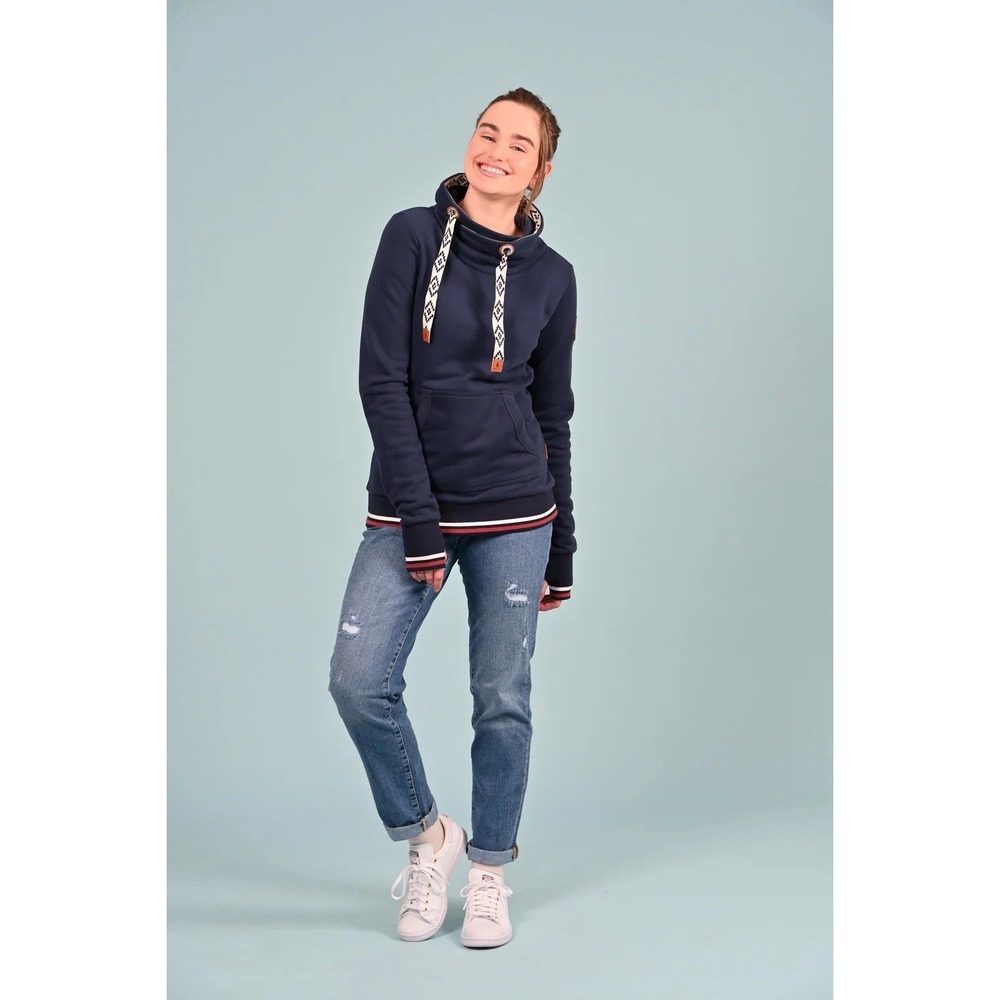 Wanakome Women's Amika Pullover Hoodie Oxford Blue XL